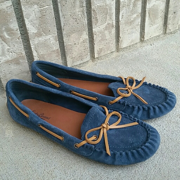lucky brand suede moccasins